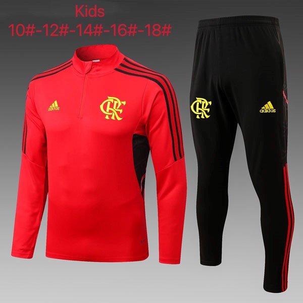 Ninos Chandal Flamengo 2022 2023 Rojo Negro